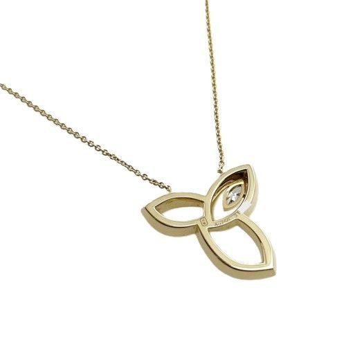 HARRY　WINSTON　ハリーウィンストン　リリークラスター　ネックレス　PEDYMQRFLC　750YG　ダイヤモンド　計約0.68ct　ブランドジュエリー　アクセサリー　ペンダント　Au750　K18YG　イエローゴールド　18金【68097】