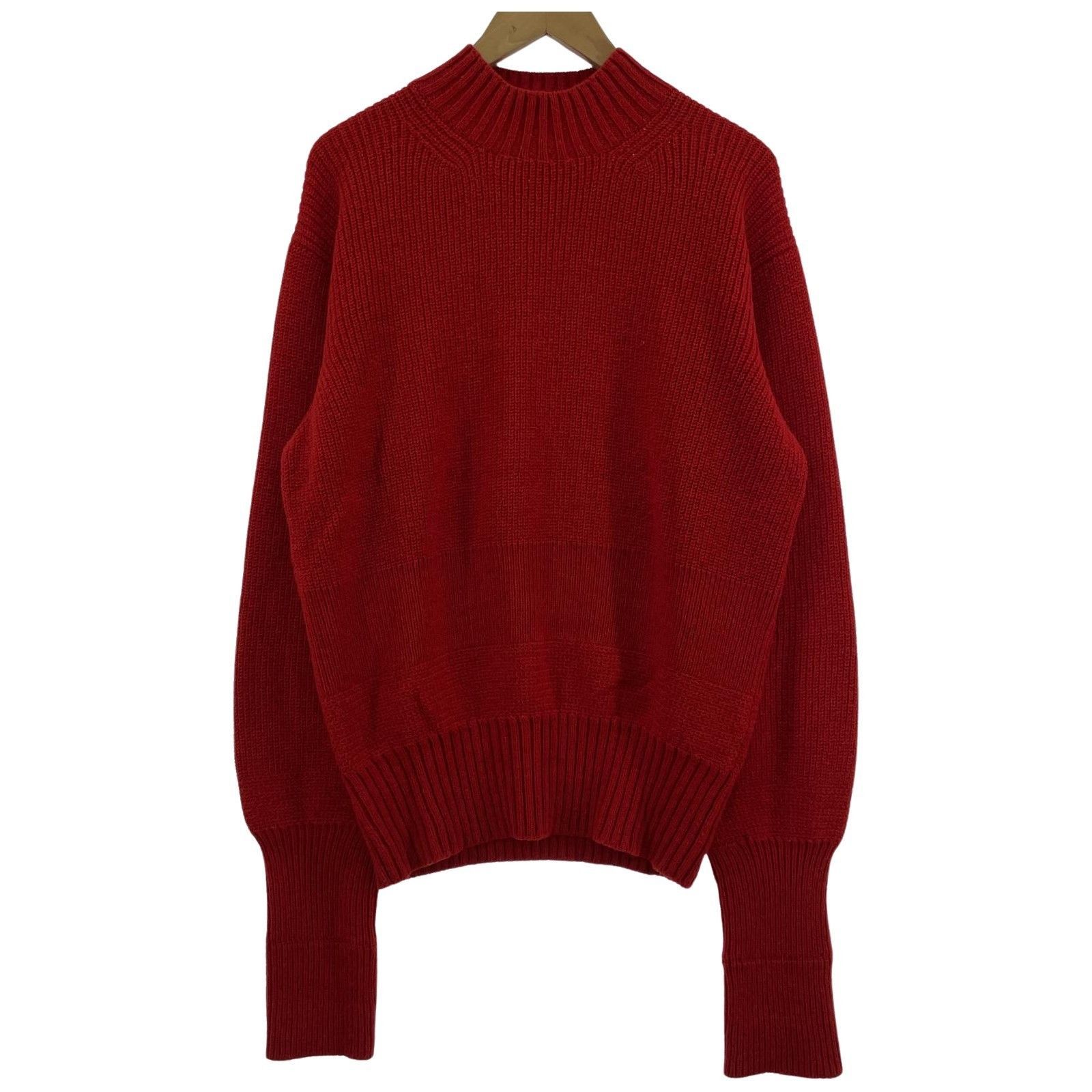 MAATEE&SONS 強撚SHETLAND FINELAMB ARMY レッド 新品MAATEE&SONS 強撚