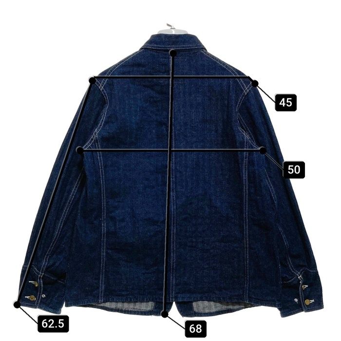 ☆WAREHOUSE ウエアハウス Lot2165 INDIGO HERRINGBONE COVERALL