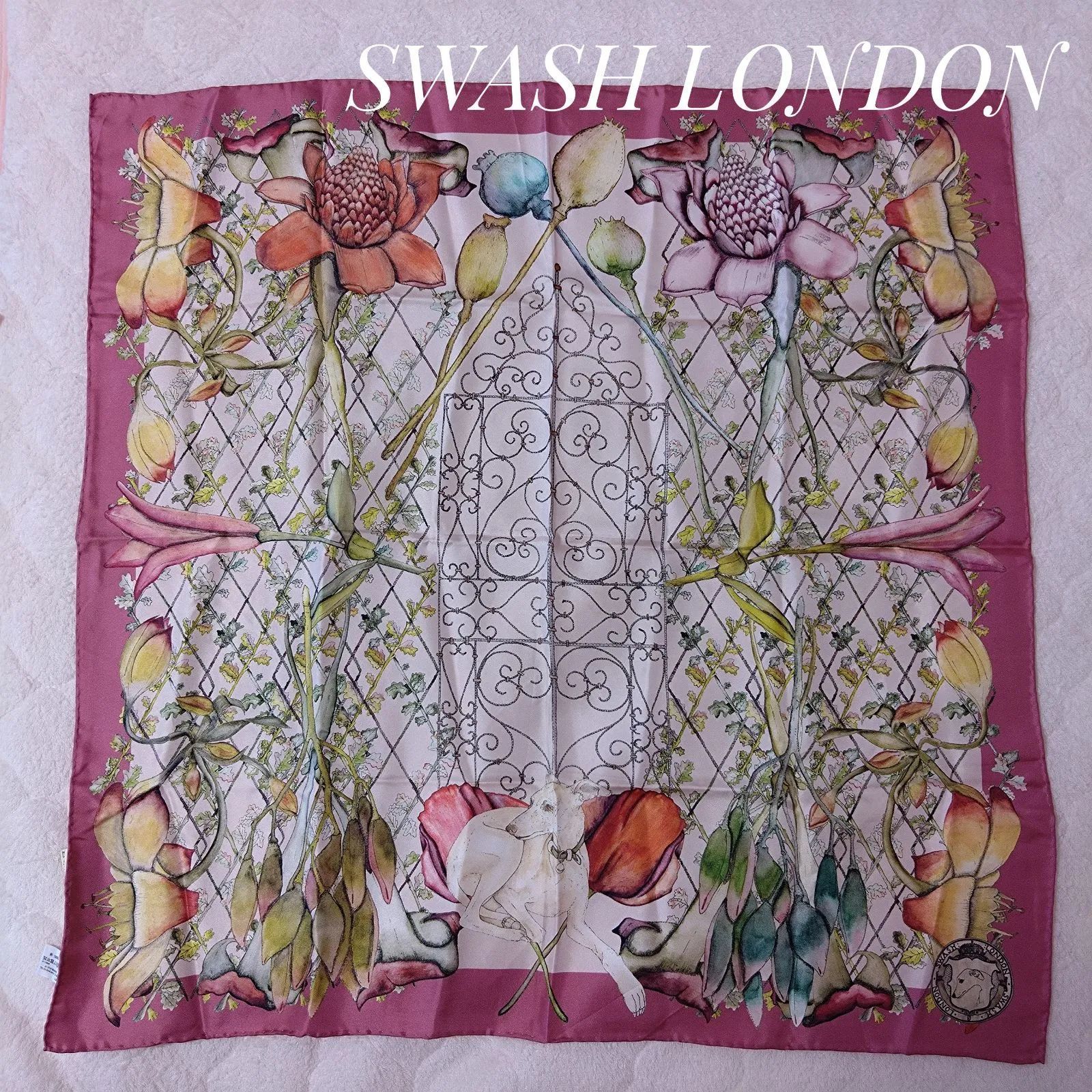 ATELIER VERSACE（アトリエヴェルサーチ）シルクスカーフ ATELIER