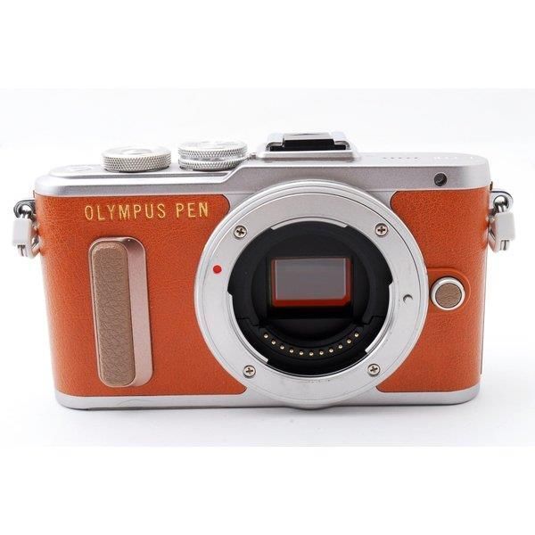 オリンパス OLYMPUS PEN E-PL8 オレンジ レンズキット