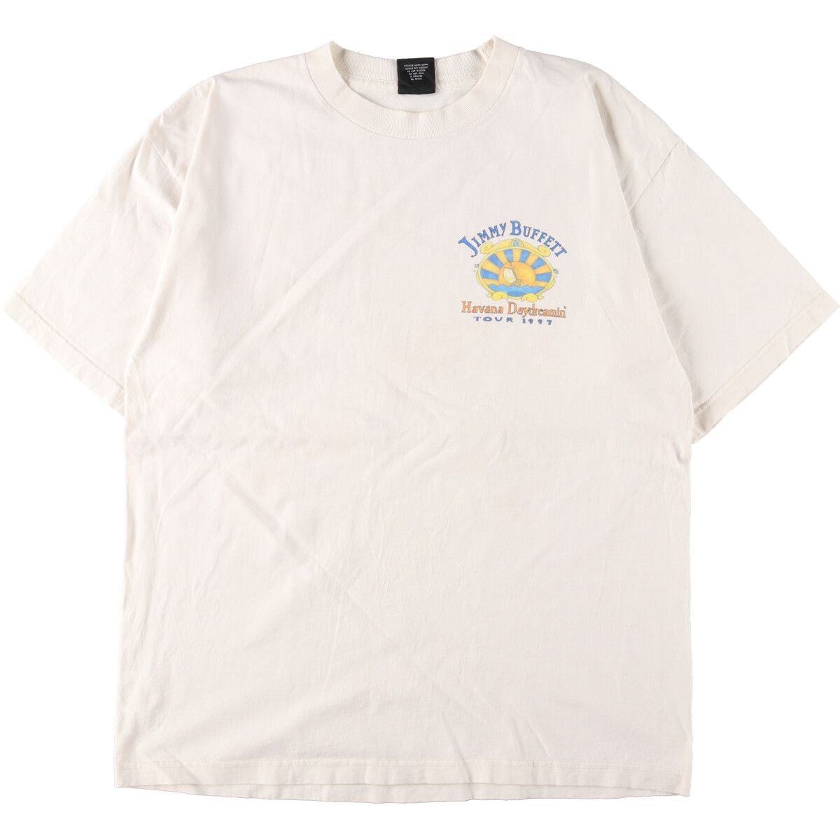 激安取寄激レア! 1997年 DISNEY製 JIMMY BUFFETT 『HAVANA DAYDREAMIN\'』 Tシャツ TOY STORY POCO GRATEFUL DEAD BEACH BOYS EAGLES JIM CROCE Tシャツ