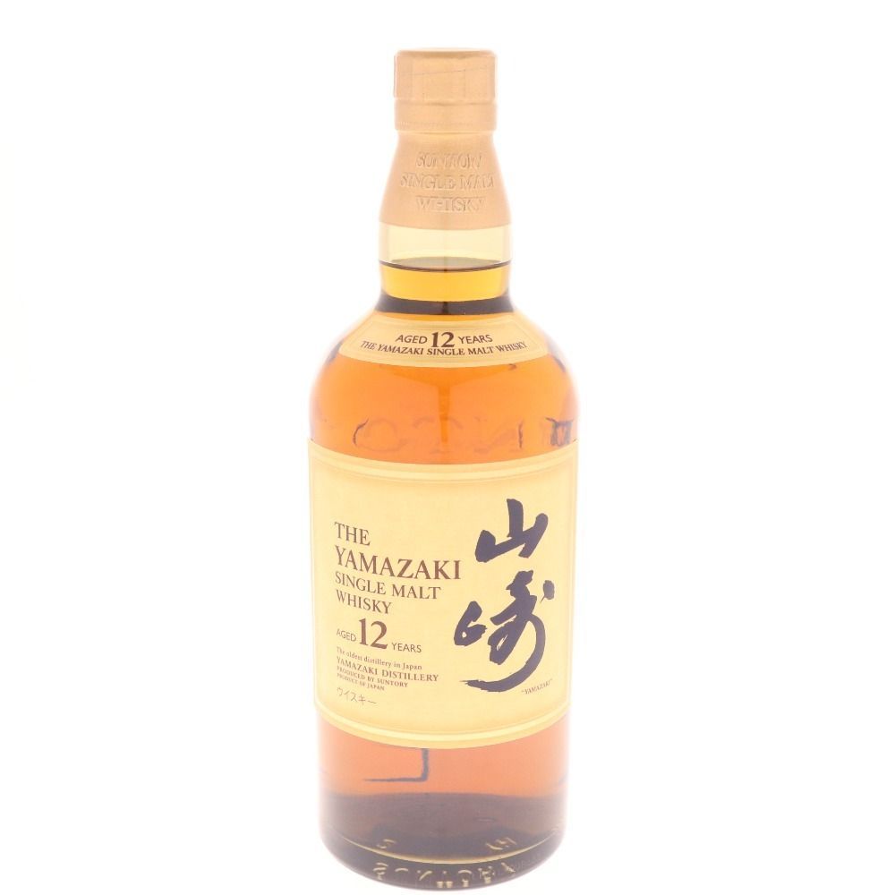 サントリー山崎 12年 シングルモルトウイスキー 700ml 【新品未開栓】箱無 サントリー シングルモルトウイスキー 山崎 12年 箱あり 43度