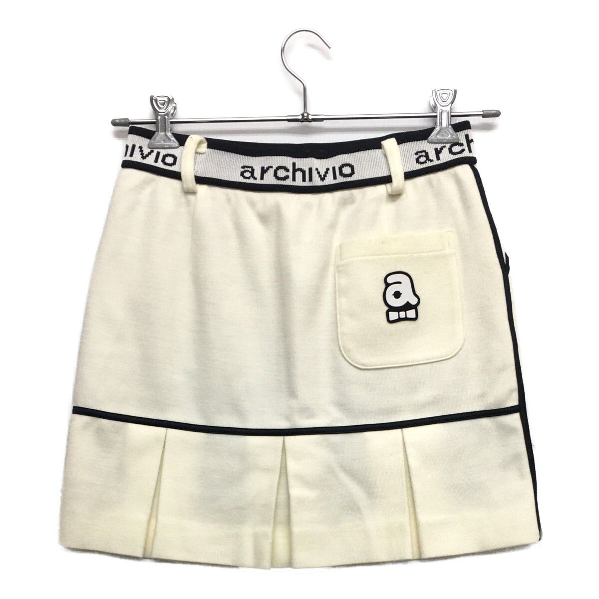 中古 レディース アルチビオ archivio スカート 38(M) ホワイト ニット