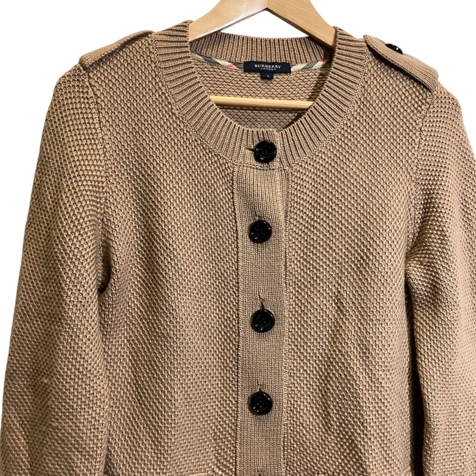 BURBERRY LONDON アンサンブル　カーディガン ニット ブラウン Burberry LONDON バーバリーロンドン カーディガン ニット ジャケット