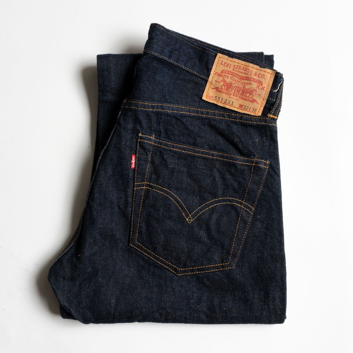 極美品/バレンシア製】 LEVI'S 【551ZXX ビッグE デニムパンツ 】32×36