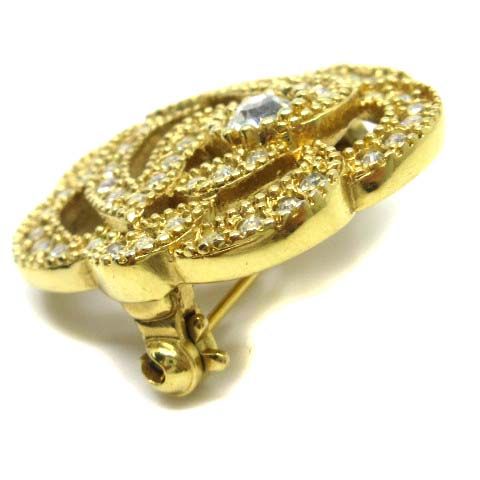 クリスチャンディオール Christian Dior フラワー ブローチ