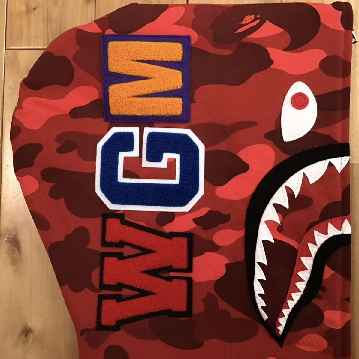 ☆新品☆ Red camo シャーク パーカー Lサイズ shark full zip hoodie