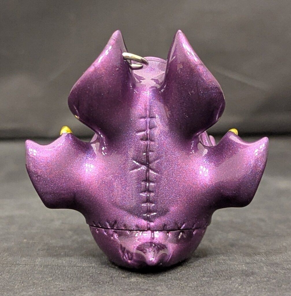 UNDEAD TOYS KAGEMARU DESIGNS チャイビー 紫ラメ/ワインレッド/水色目