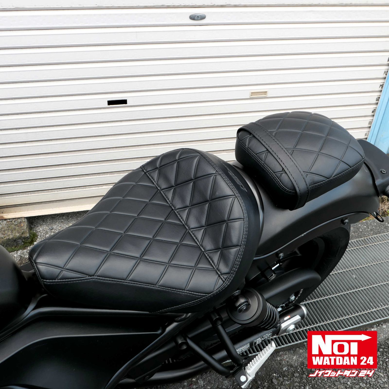 【2017-2025年式対応】レブル250/500 カスタムシート ネオダイヤ ホンダ レブル 250/500用 2017〜 ソロシート ダイヤモンド