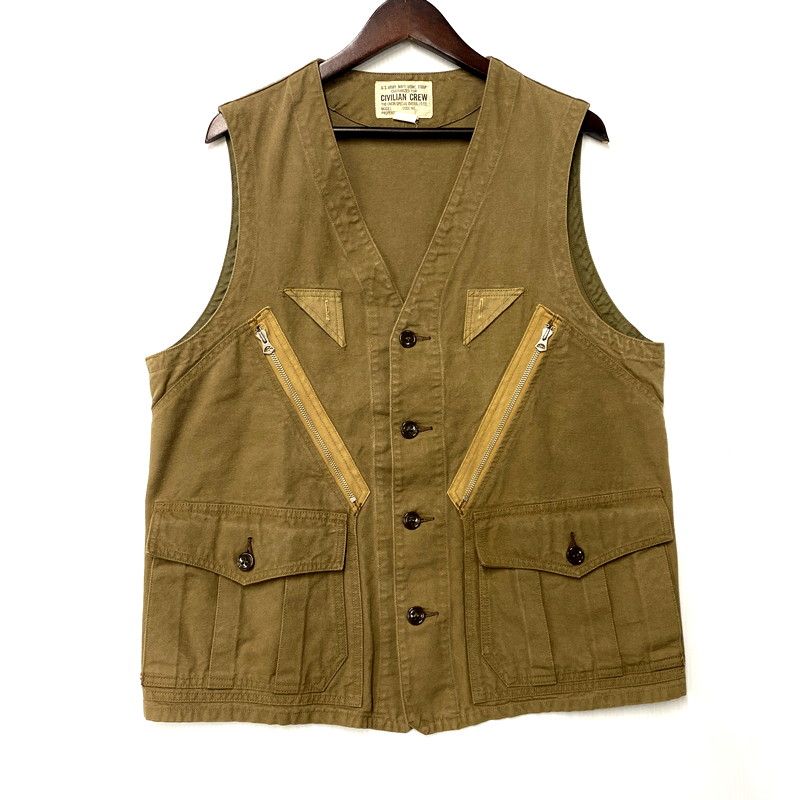フリーホイーラーズ　美品　AVIATORS VEST  DECK OFFICER 中古美品】 FREEWHEELERS フリーホイーラーズ UNION SPECIAL