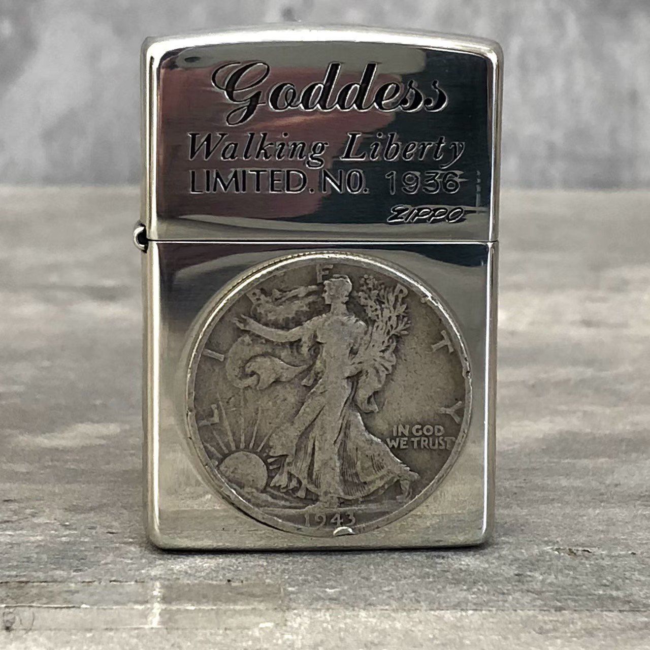ZIPPO COIN ジッポー アンティーク コイン Walking Liberty ライター 喫煙具 - メルカリ