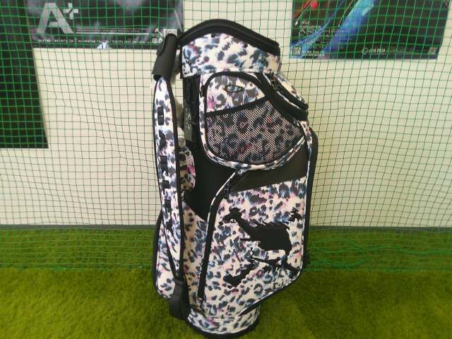 中古 オークリー OAKLEY ヒョウ柄 ホワイトプリント キャディ