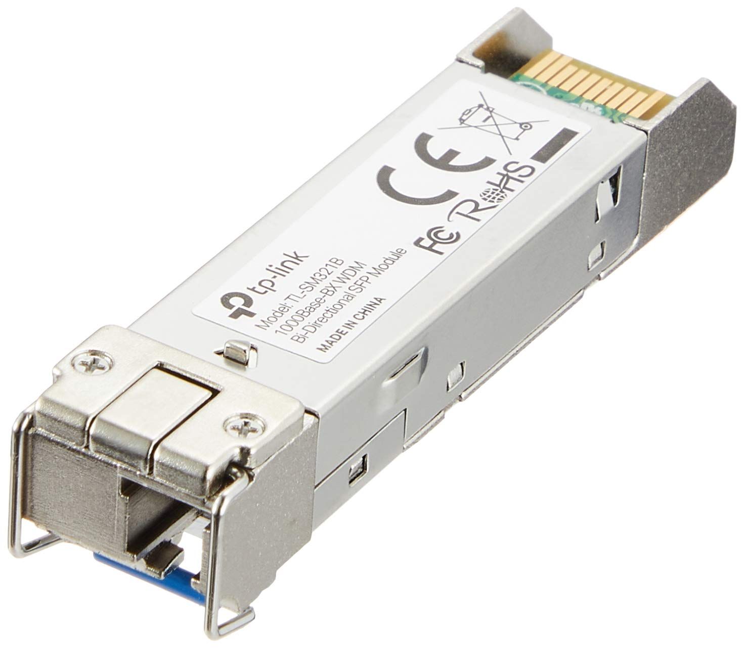 TP-Link ギガビット SFP 10km シングルモード 1000Base-BX LCコネクタ TX 1310nm RX1550nm 5年 TL-SM321B