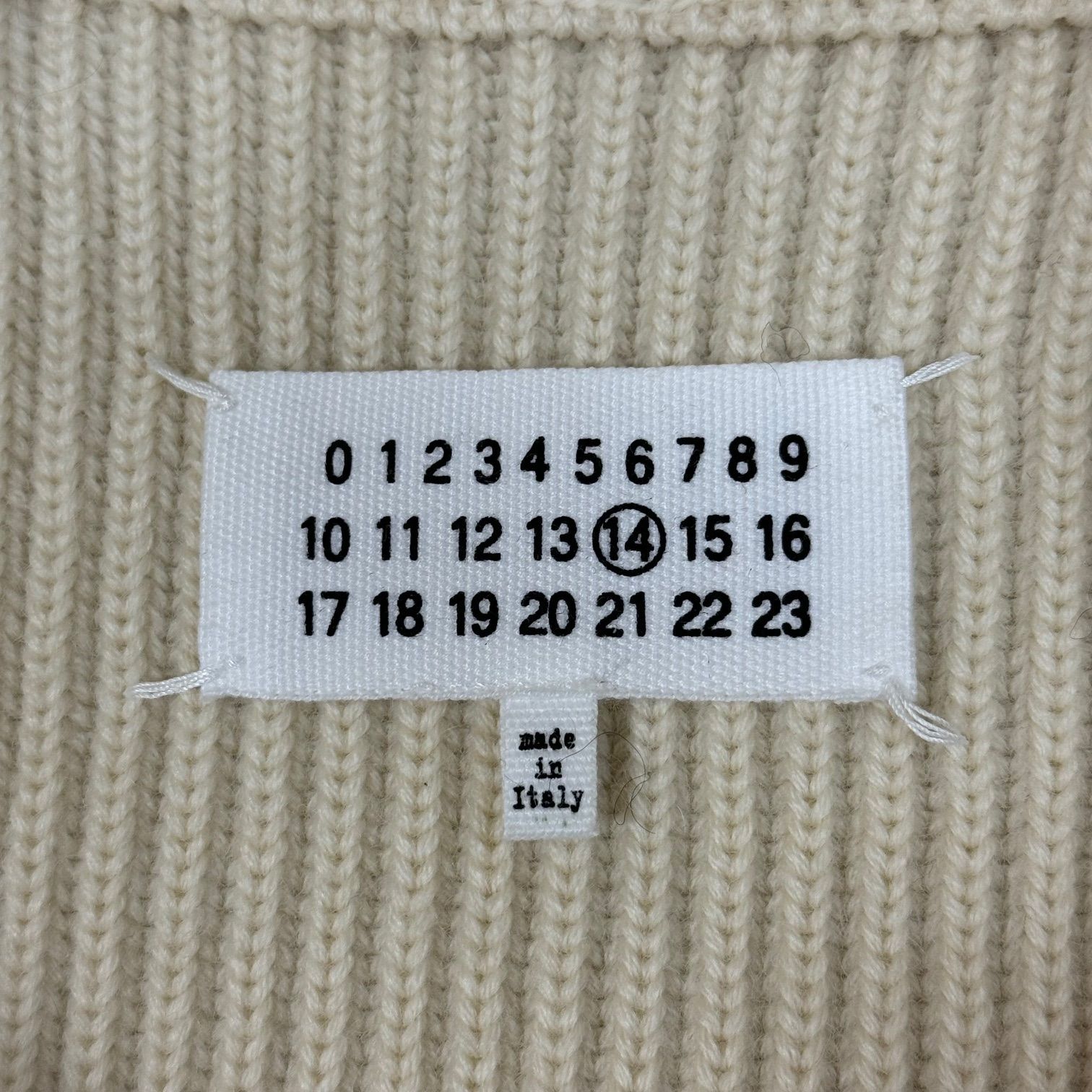 マルジェラ　19awニット Maison Margiela(メゾンマルジェラ) 19AWデストロイニットクルー