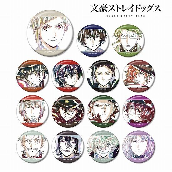 【安い，爆買い】 【新品】文豪ストレイドッグス トレーディング Ani-Art 第3弾 缶バッジ 15個入り1BOX【正規品】