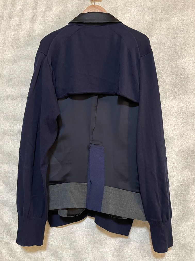 sacai サカイ カーディガン ジレ ドッキング 20-04826 sacai / サカイ
