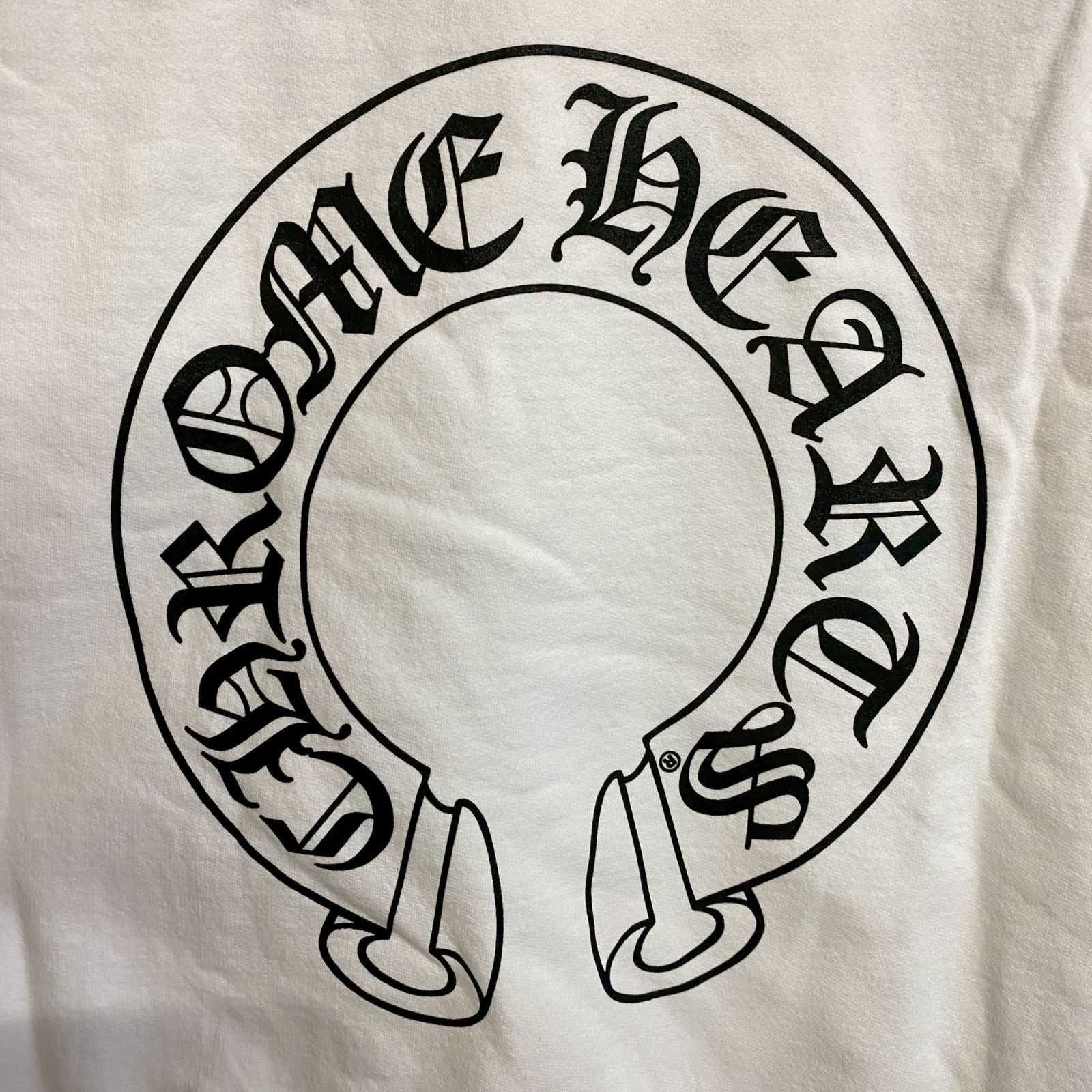 Chrome Hearts クロムハーツ ホースシュー スウェット ブラック L クロムハーツ カットソー ロングTシャツ ホースシュー Lサイズ