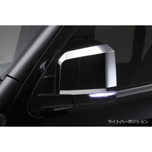 流星 Ver χ [カイ] 200系 ハイエース 6型 7型 8型 LED ウインカーミラー ロアカバー交換 ライトバーポジ フットランプ  オープニング機能付 新品 検）ドアミラー テール ランプ ヘッドライト カスタム パーツ メッキ グリル シーケンシャル