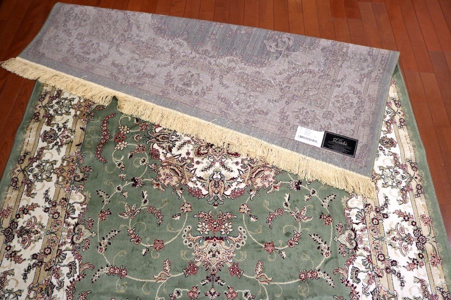 ペルシャ柄絨毯 120×160 新品未使用 カーペット 訳あり アウトレット ペルシャ柄絨毯 120×160 新品未使用 カーペット 訳あり