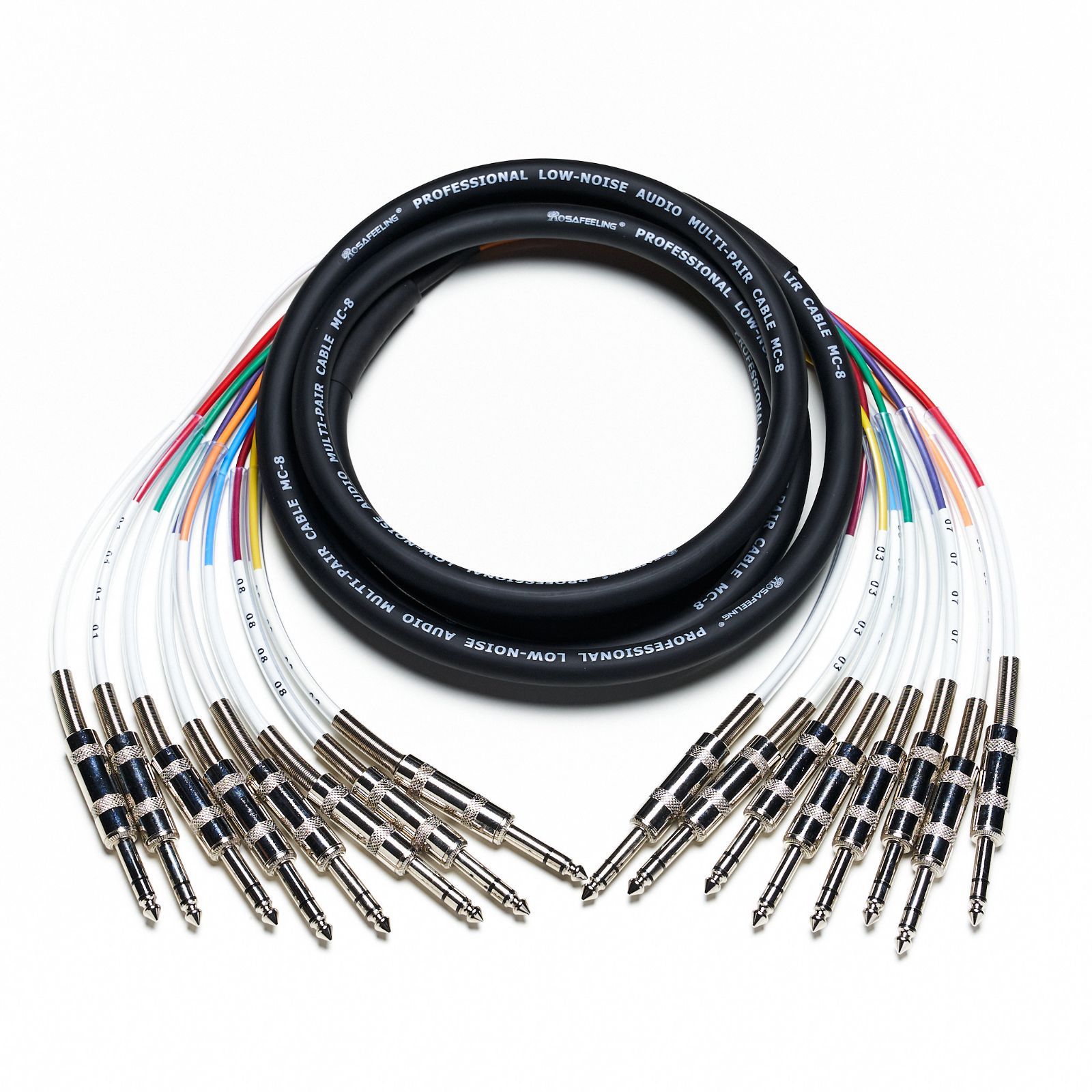 3m 両側ステレオフォン マルチスネークケーブル 8ch TRS-TRS - メルカリ