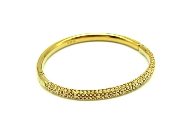 ■美品■ SWAROVSKI スワロフスキー ラインストーン バングル アクセサリー レディース ゴールド系 DJ5226
