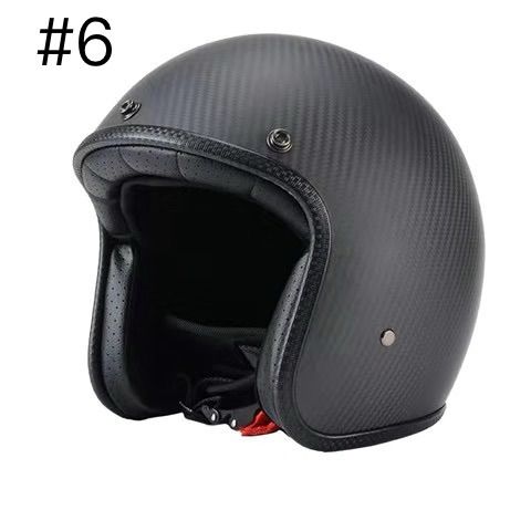 リアルカーボンバイクヘルメット ジェットヘルメットハーレー