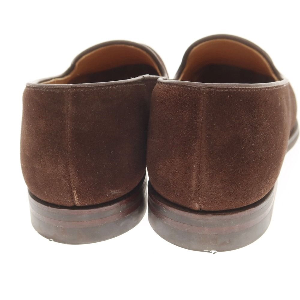 Crockett & Jones ブラウン スエード ローファー Crockett&Jones