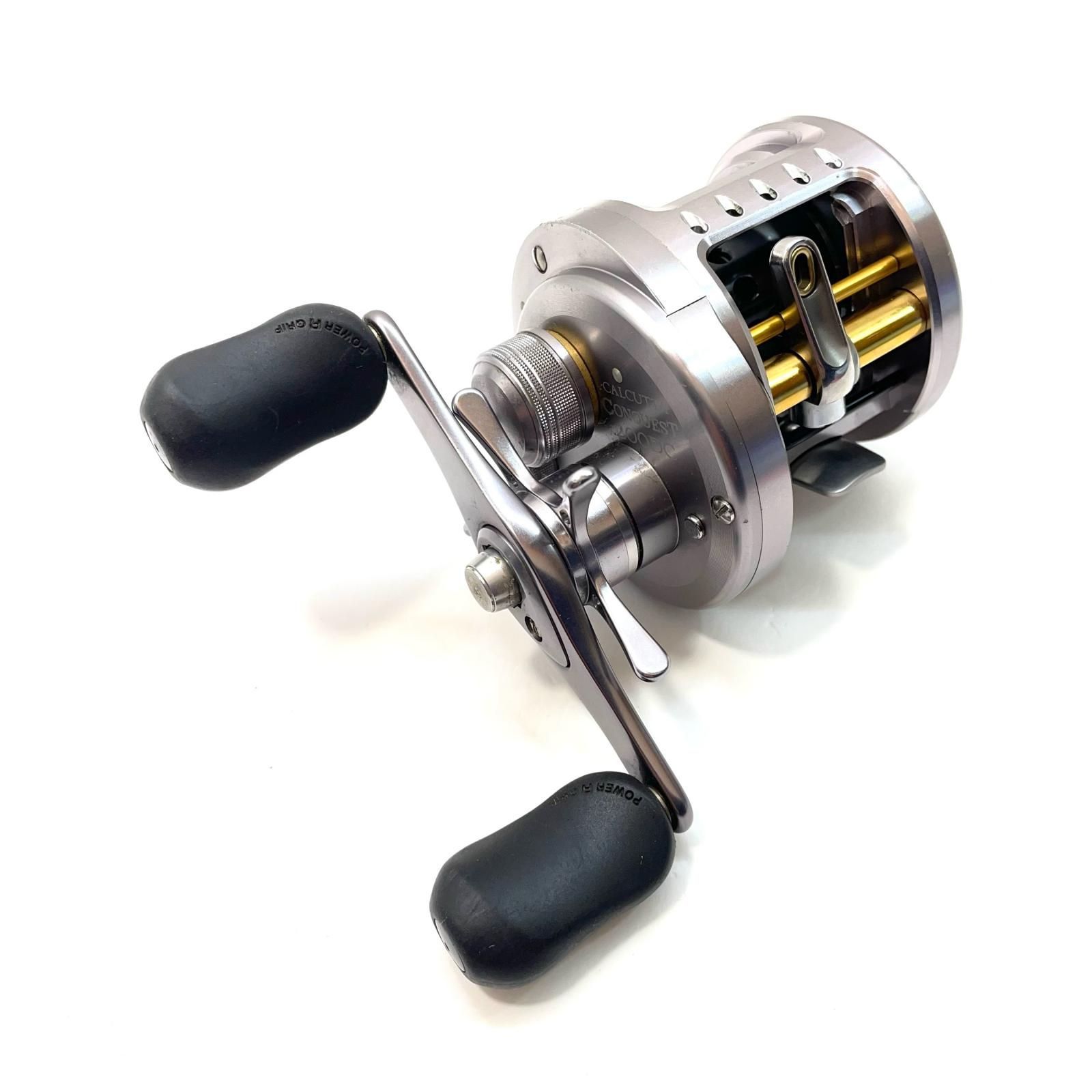 尾張小牧店 なし SHIMANO シマノ リール 09カルカッタコンクエスト 200DC ベイトリール 右ハンドル 86