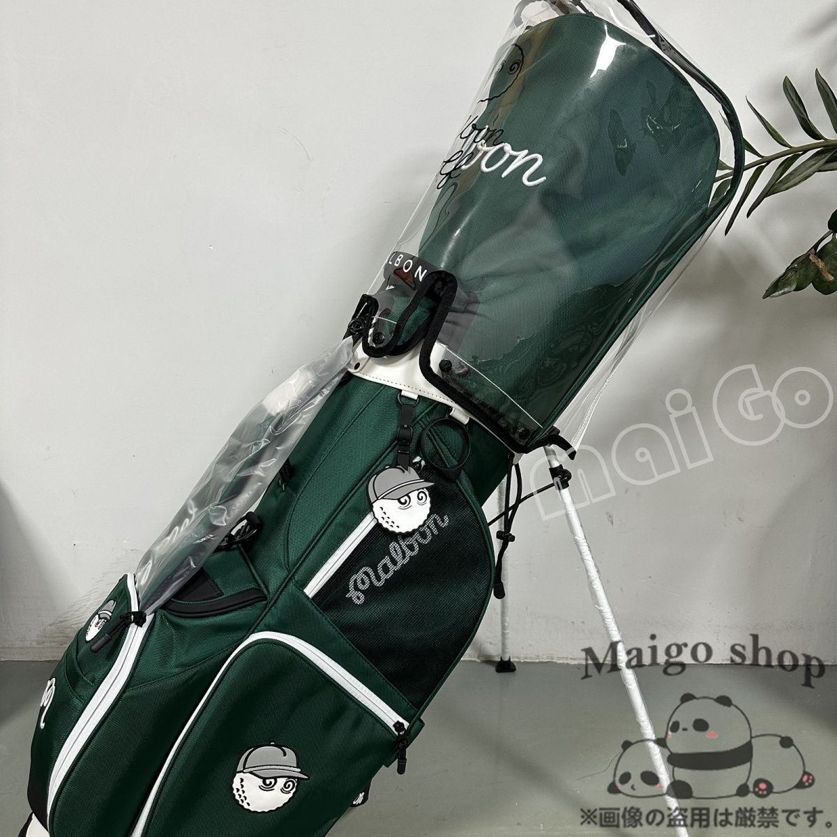 【人気商品】malbon golf マルボンゴルフ キャディバッグ ゴルフバッグ バケットスタンドバッグ 防水 耐摩耗性 3色