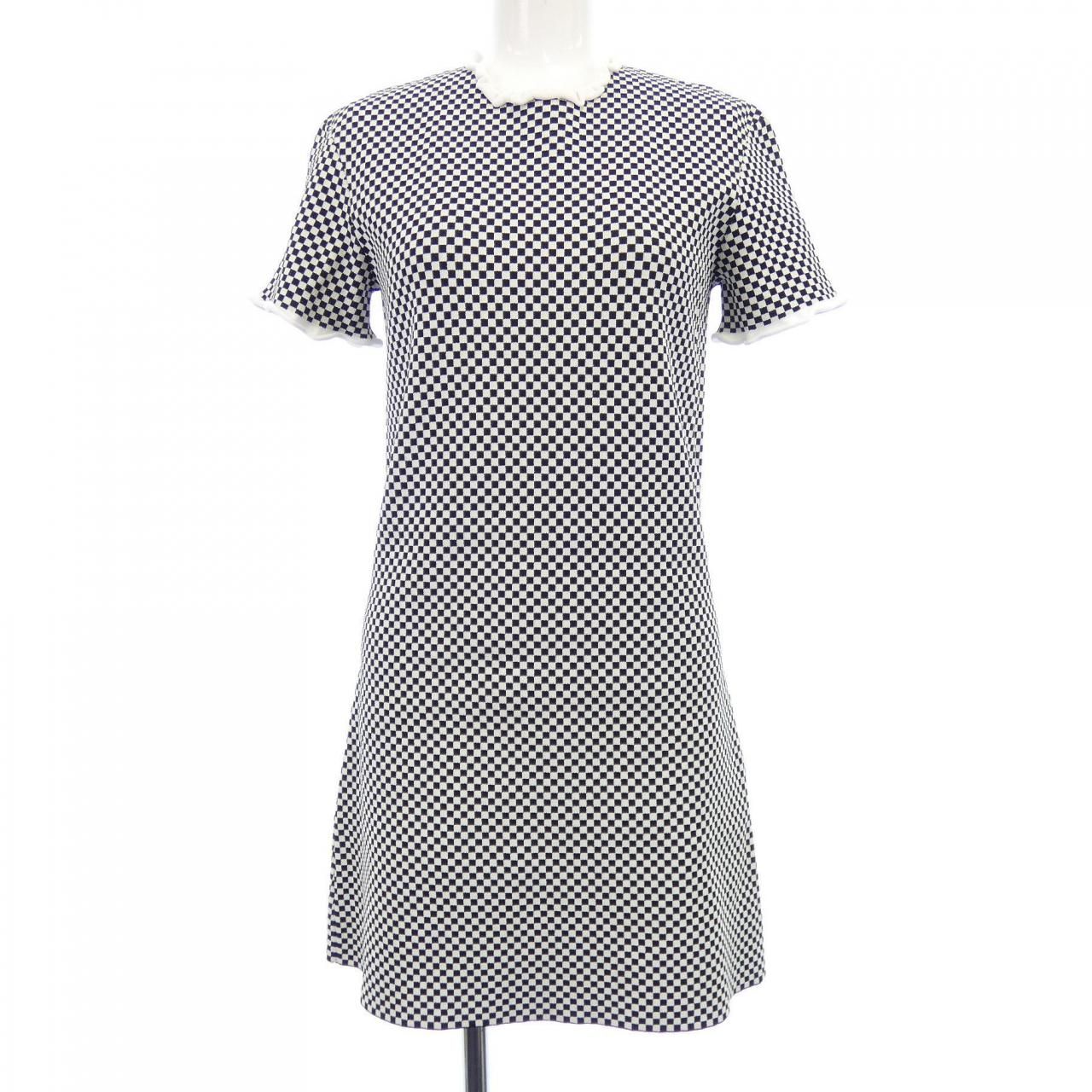 ルイヴィトン LOUIS VUITTON マイクロチェックミニドレス FMKD95LK2 ワンピース