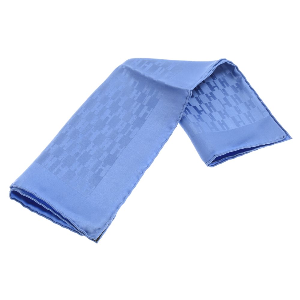 HERMES (エルメス) カレ42 シルク スカーフ ハンカチ H柄 ポケット