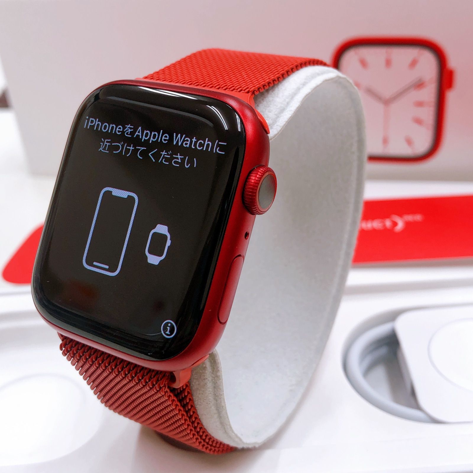 Apple Watch series7 45mm GPS＋セルラーモデル RED - メルカリ