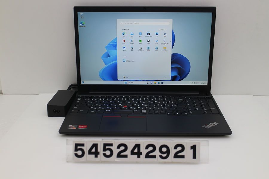 Lenovo ThinkPad E15 Gen2 Ryzen 5 4500U 2.3GHz/8GB/256GB(SSD)/15.6W/FHD(1920x1080)/Win11 【545242921】