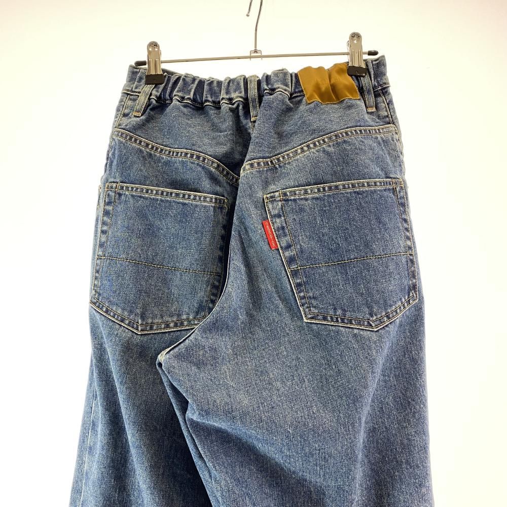 デニム・ジーパン IONSEOUL Neon fringe wide denim pants BBP6017 中古】NEON SIGN Wide denim slacks サイズ42 N0344-e ネオン