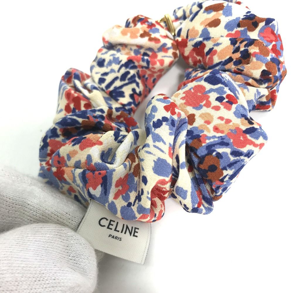 CELINE セリーヌ トリオンフ シュシュ ロゴ シルク Amazon | [セリーヌ] ヘアアクセサリー シュシュ ヘアゴム