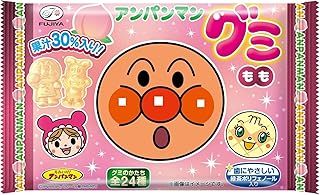 不二家 アンパンマングミ もも 6粒×80個 20×4