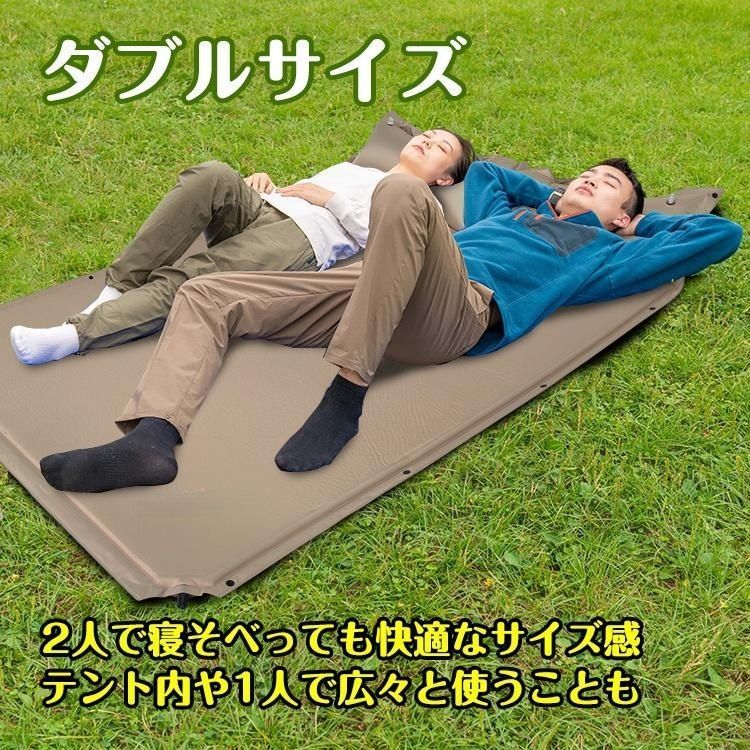 新品 2個 ※複数在庫 インフレーターマット ダブル エアベッド キャンプ 新品 2個 ※複数在庫 インフレーターマット ダブル エアベッド