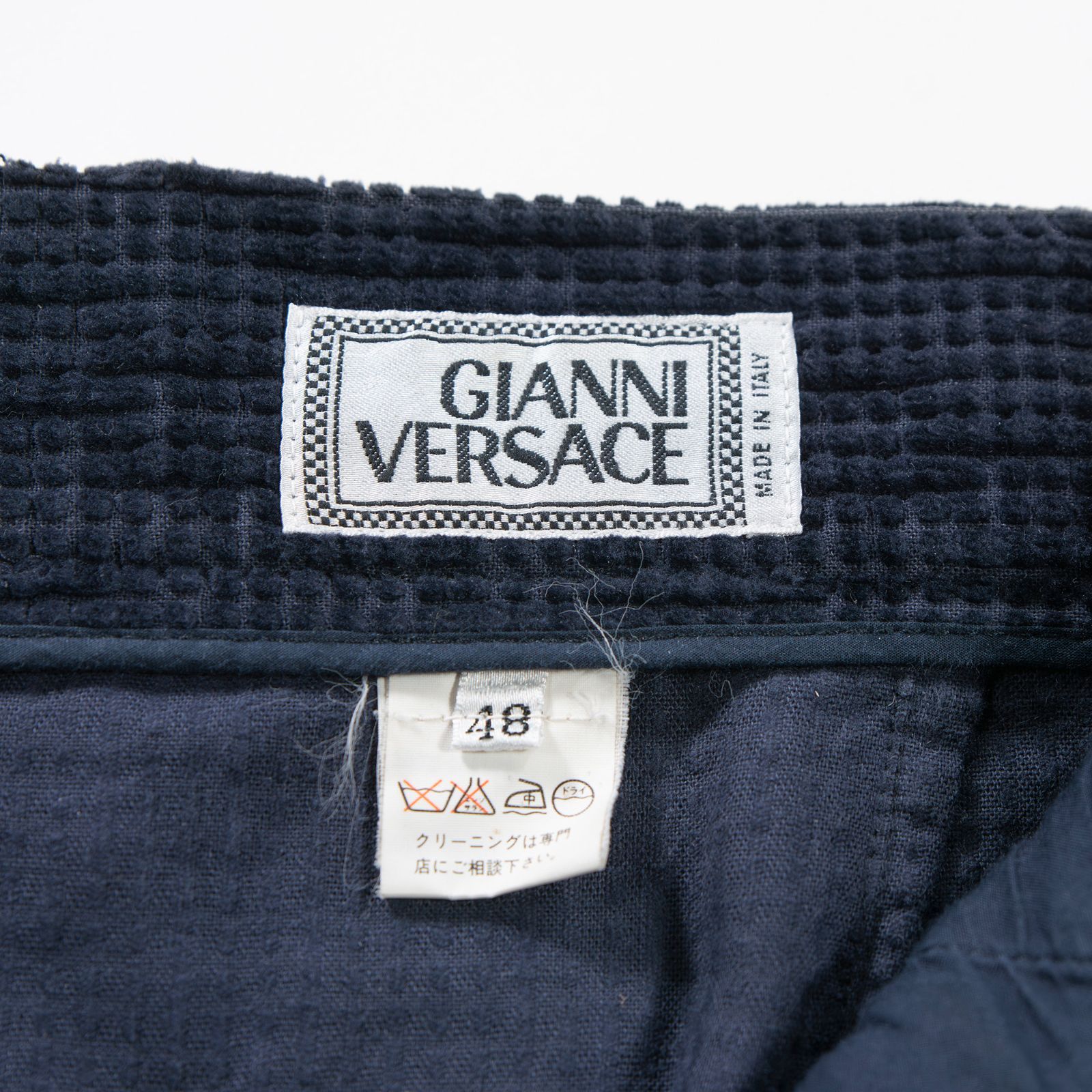 ヴェルサーチ GIANNI VERSACE ヴィンテージ 3タック ワイド
