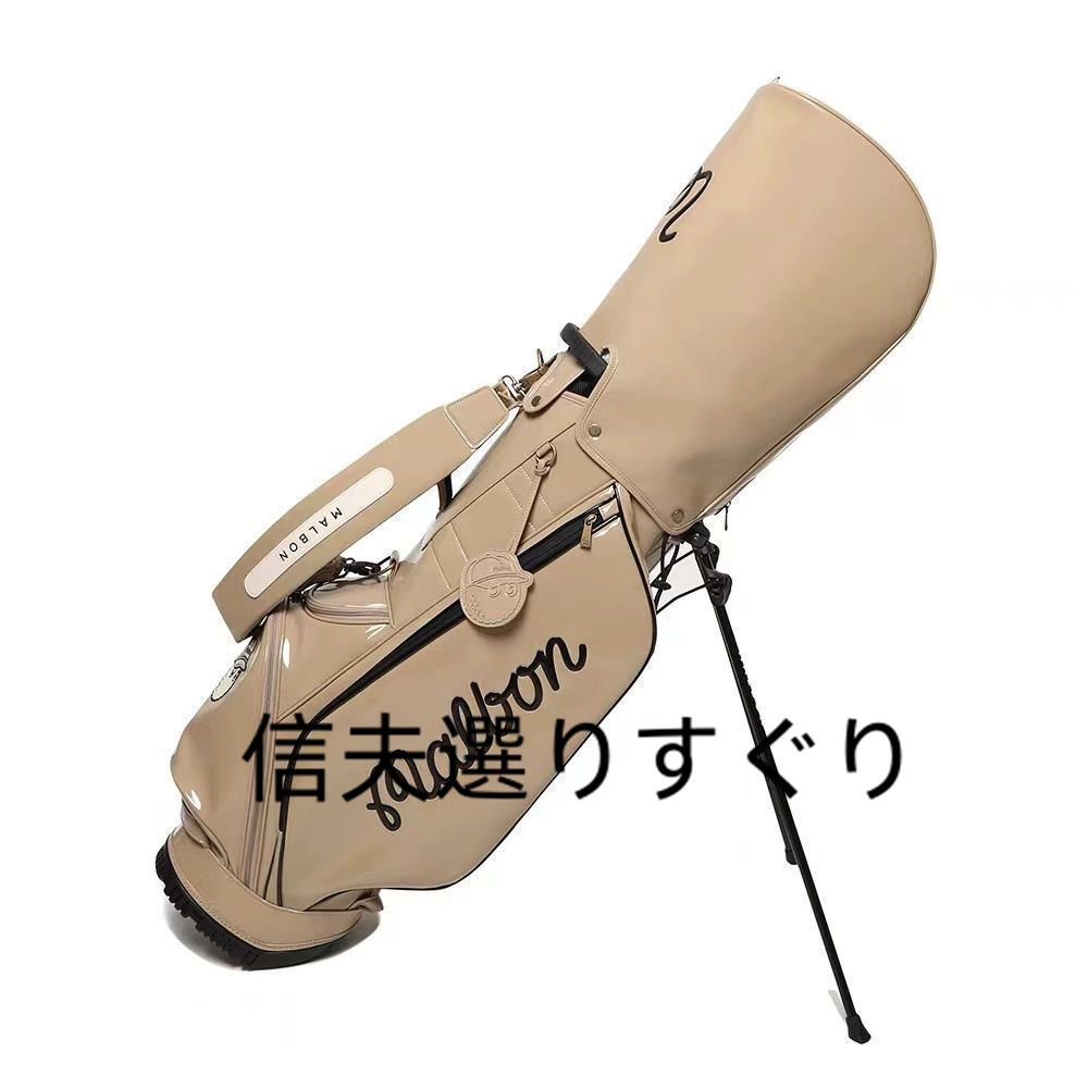 美品マルボンゴルフ Malbon キャディバッグ ゴルフバッグ - メルカリ