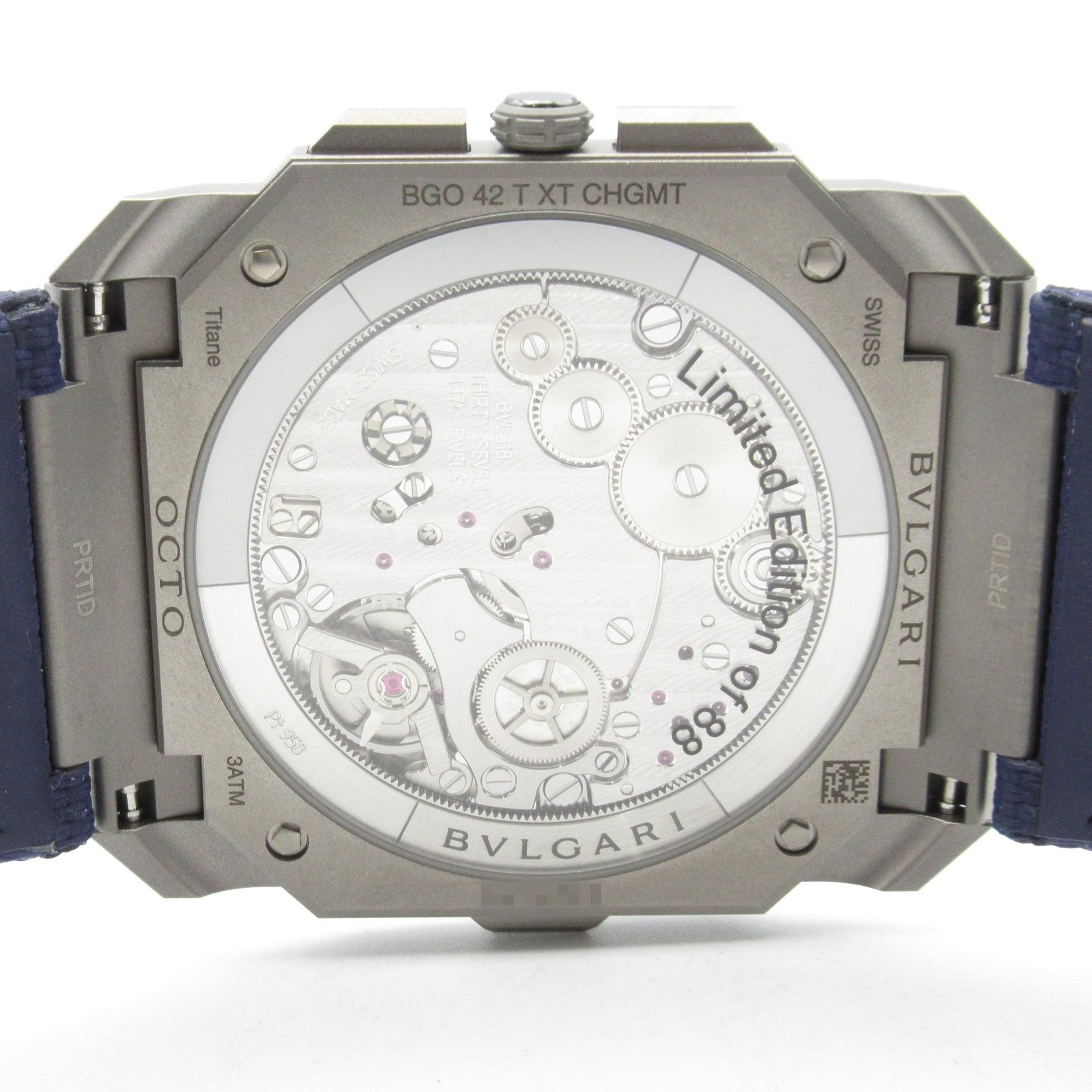 BVLGARI　ブルガリ　腕時計 ブルガリ BVLGARI 腕時計 オクト フィニッシモ クロノグラフ GMT