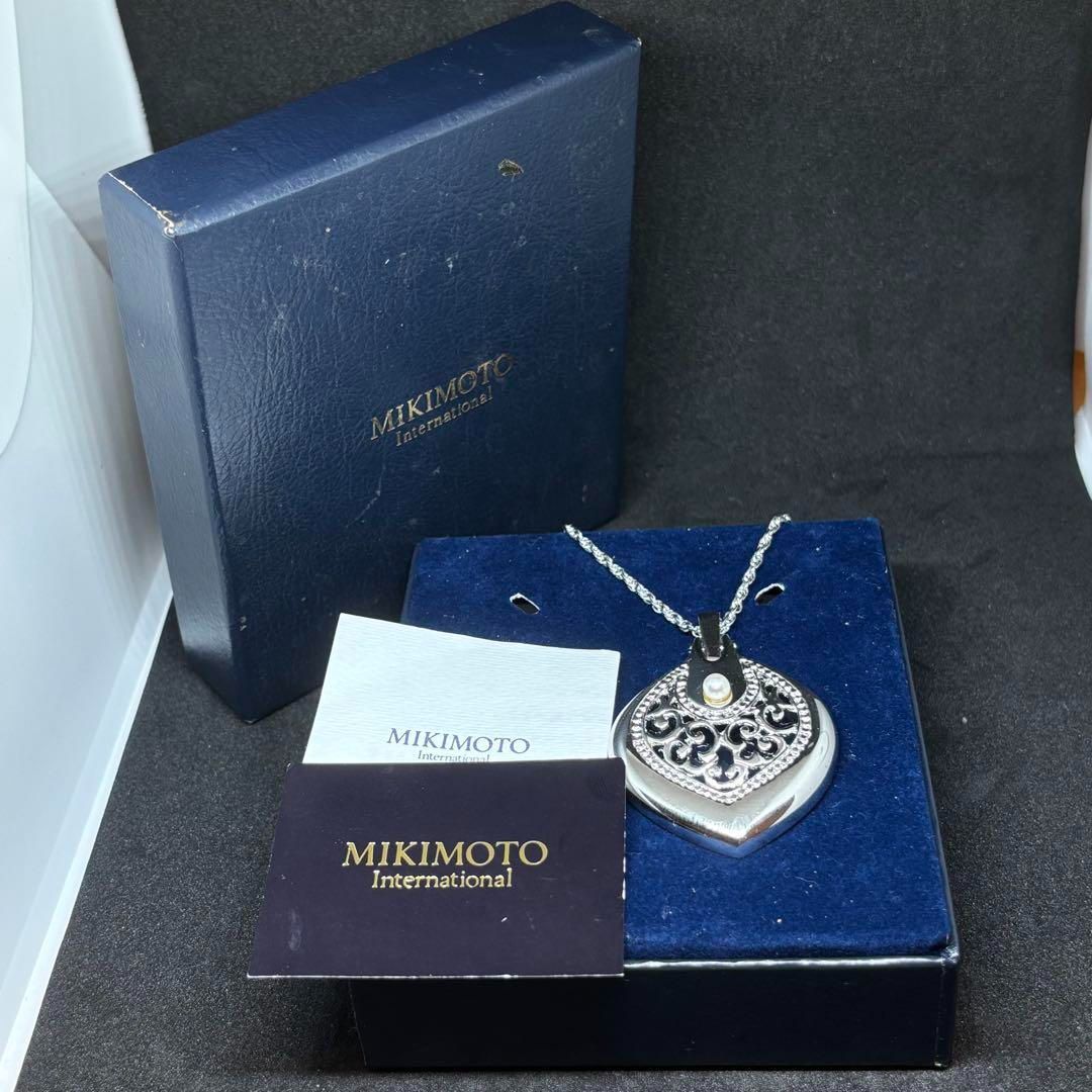 美品 ミキモト MIKIMOTO パール 真珠 ルーペ ペンダント