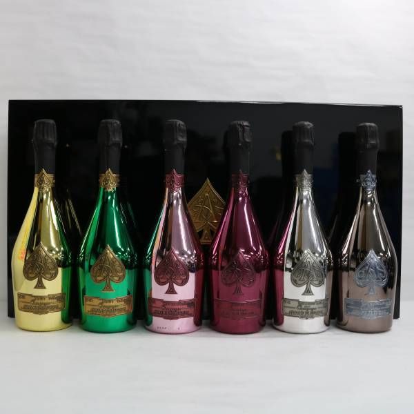 6本セット】ARMAND DE BRIGNAC（アルマンドブリニャック）ラ コレクション 各種（ゴールド 12.5％ 750ml  等）G24A050002 - メルカリ