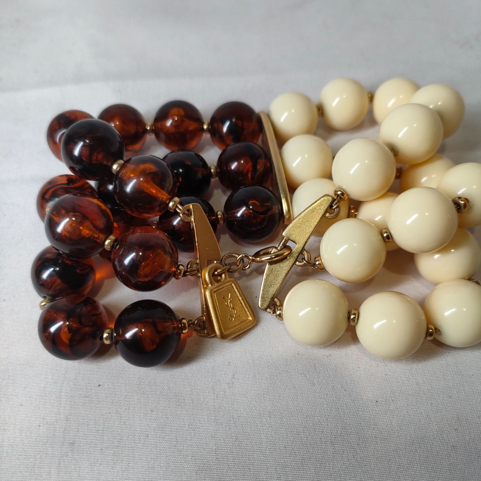 レア・美品】イヴ・サンローラン ブレスレット アンティーク ビーズ