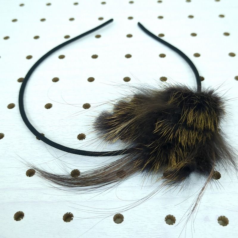 FENDI フェンディ ファー カチューシャ イタリア製 CA0229462