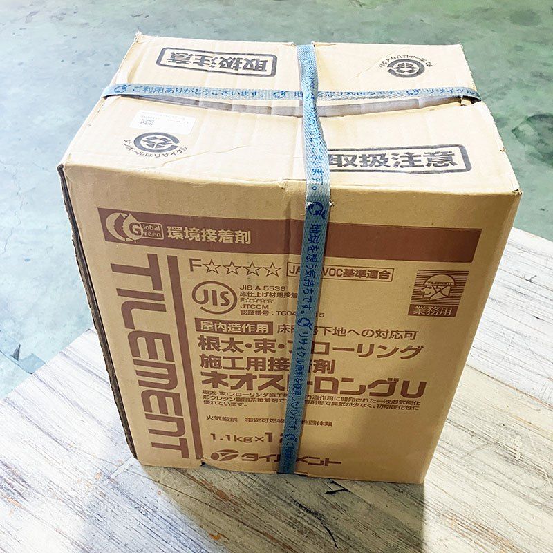タイルメント ネオストロングU 根太 束 フローリング施工用 接着剤 製造 4月以降 12本入1箱