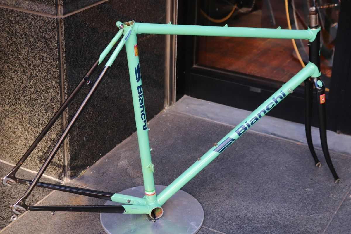 ビアンキ BIANCHI コロンバス COLUMBUS SLX 1980年代 クロモリ フレームセット 東京南麻布店 BRIGHTFACE_UK