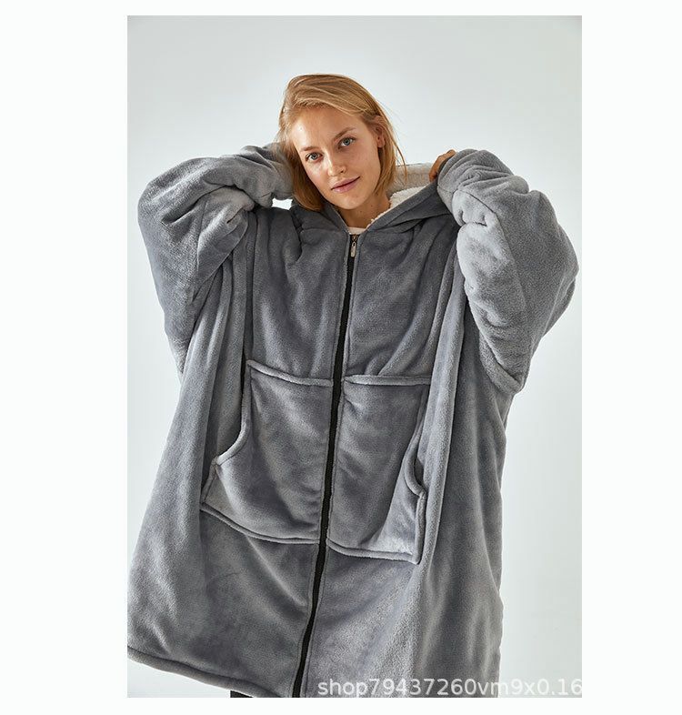 パーカー型 着る毛布