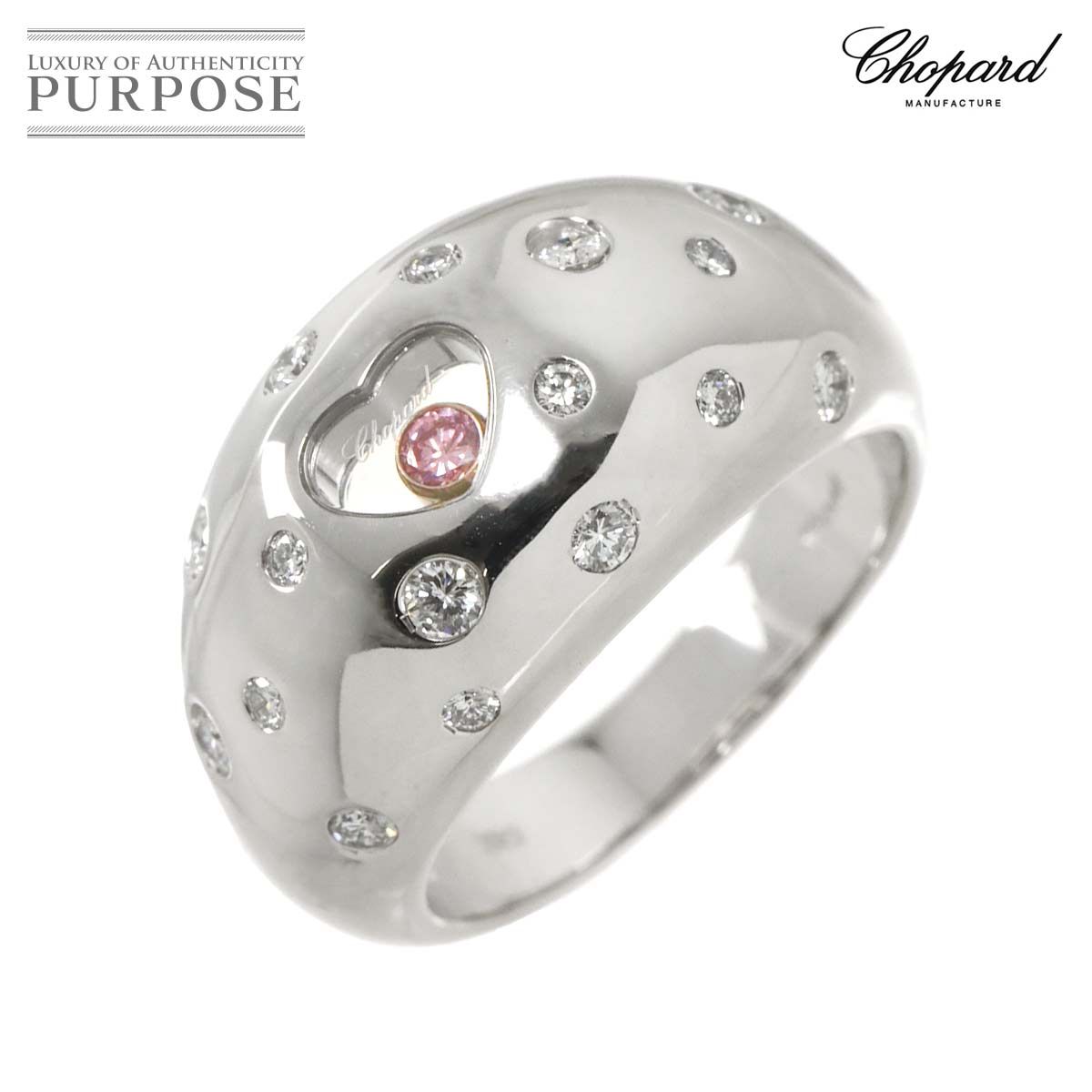 ショパール Chopard ハッピーハート 13.5号 リング ダイヤ K18