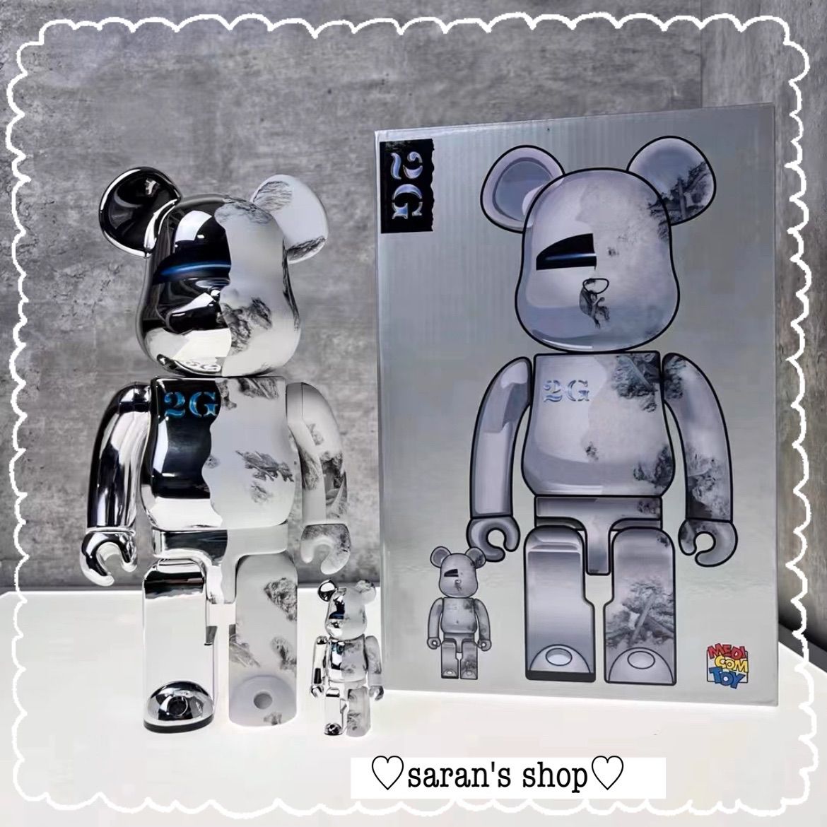 ベアブリック BE@RBRICK 400% 100% SORAYAMA × Daniel Arsham 空山 ダニエルアーシャム - メルカリ